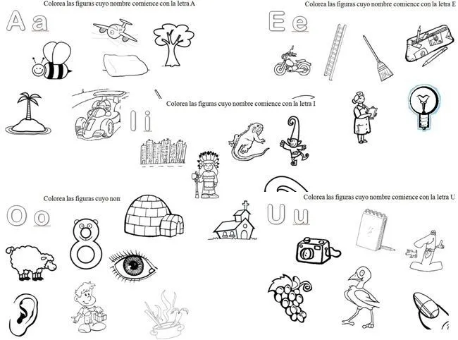 Dibujos que empiecen con -vocales Imagui | Vocales | Pinterest Dibujos que empiecen con -vocales Imagui | Vocales | Pinterest