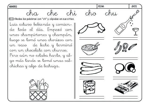 Dibujos que empiezan por ch - Imagui