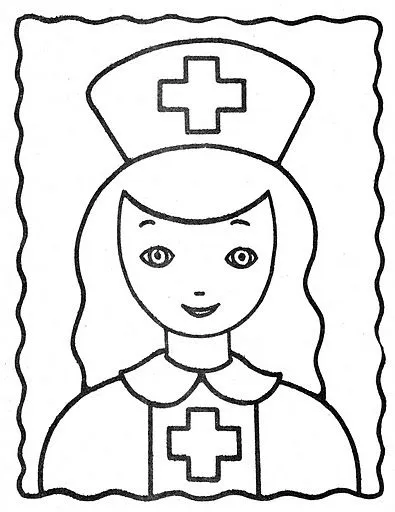 Dibujos de enfermera para colorear - Imagui