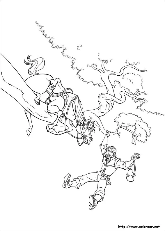 Dibujos de Enredados para colorear en Colorear.net Dibujos de Enredados para colorear en Colorear.net