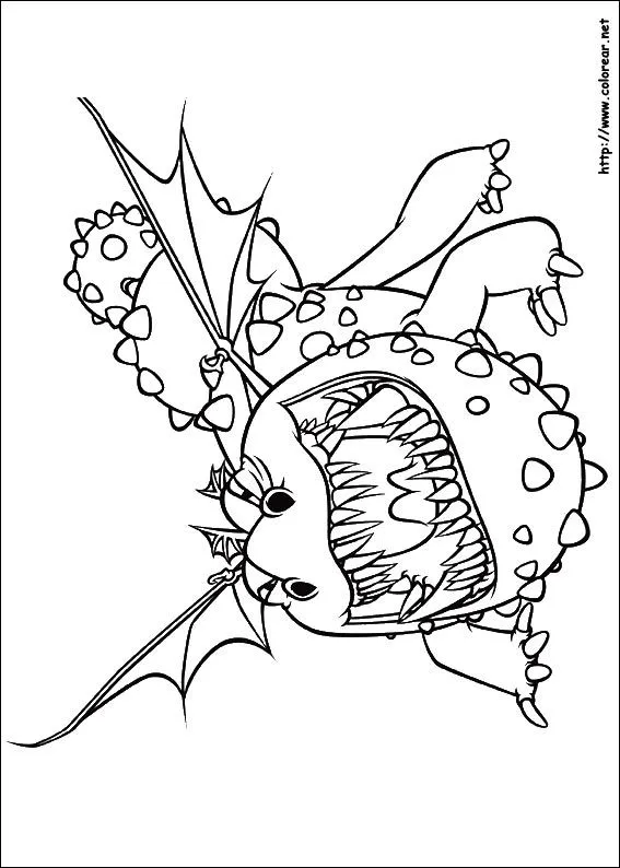 Dibujos de Cómo entrenar a tu Dragón para colorear en Colorear.