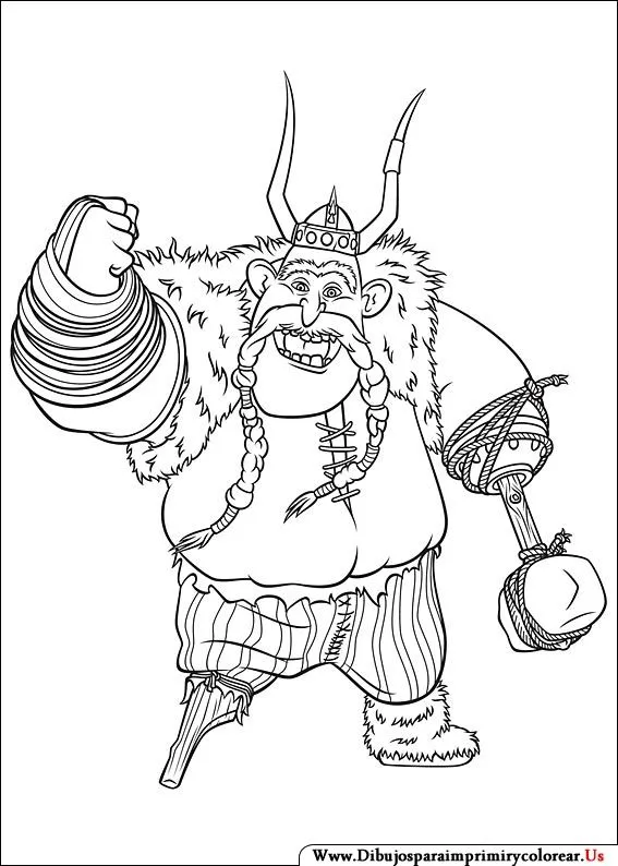 Dibujos de Cómo entrenar a tu Dragón para Imprimir y Colorear ...