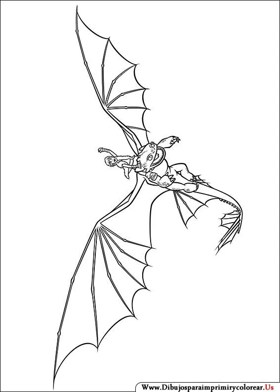 Dibujos de Como entrenar a tu Dragon para Imprimir - Dibujos Para ...