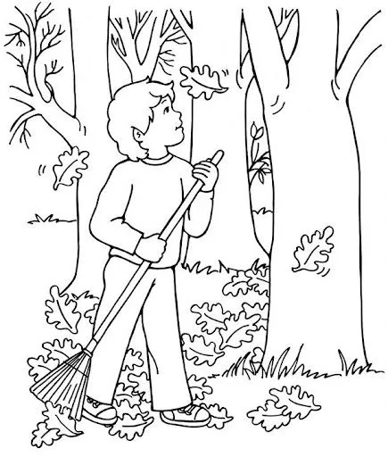 DIBUJOS DE ESCENAS COTIDIANAS PARA COLOREAR