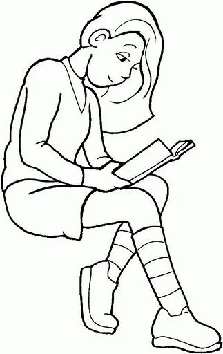 Joven para colorear - Imagui