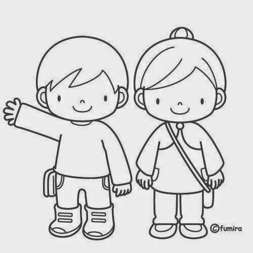 Dibujos escolares para imprimir y colorear