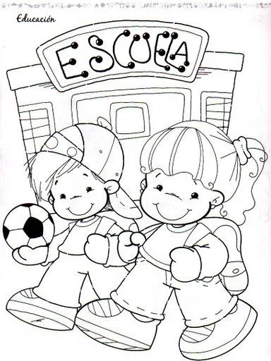 DIBUJOS DE LA ESCUELA PARA COLOREAR