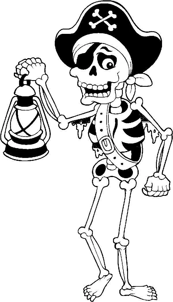 Dibujos de esqueleto para colorear en Halloween - printable ...