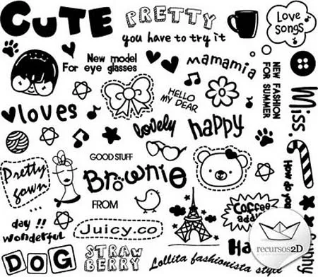 Dibujos de estilo infantil en vector | portafolio blog Dibujos de estilo infantil en vector | portafolio blog