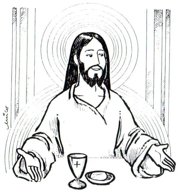 Jesus se queda con nosotros en la eucaristia para colorear - Imagui Jesus se queda con nosotros en la eucaristia para colorear - Imagui