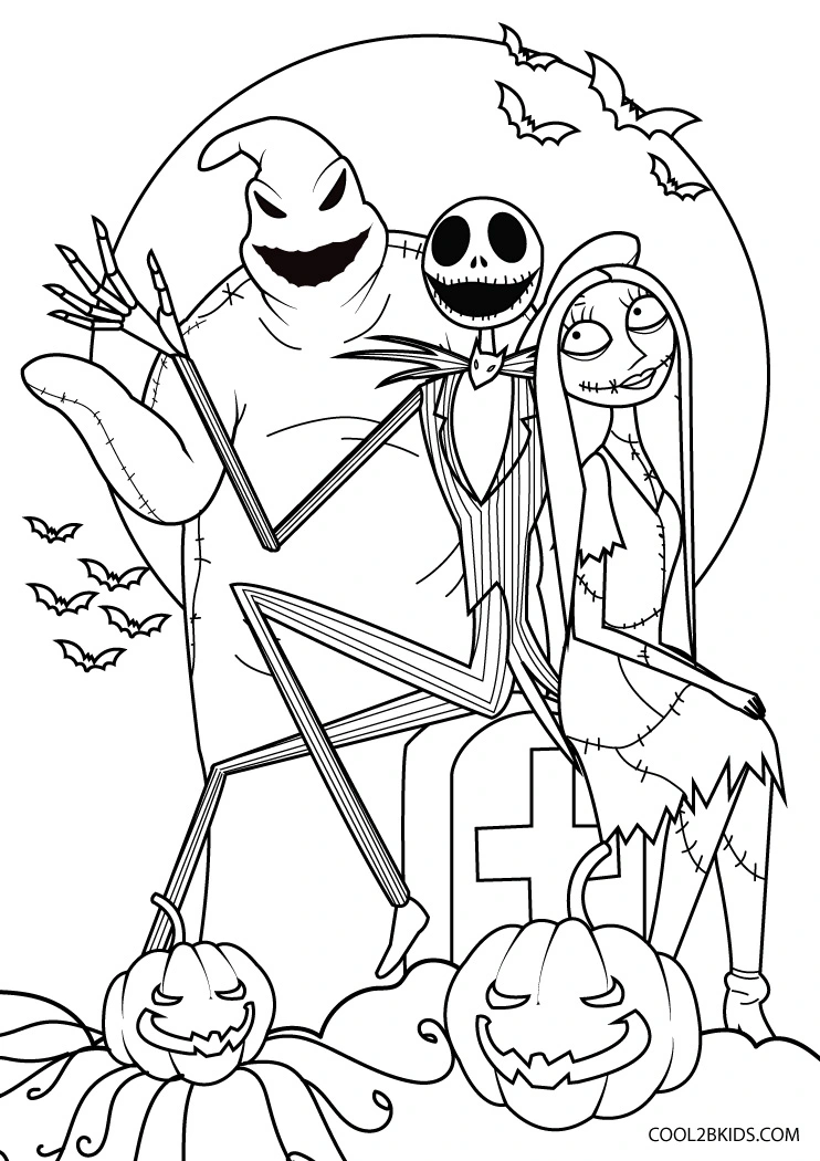 Dibujos de El Extraño Mundo de Jack Para Colorear - Páginas Para Imprimir Gratis Dibujos de El Extraño Mundo de Jack Para Colorear - Páginas Para Imprimir Gratis