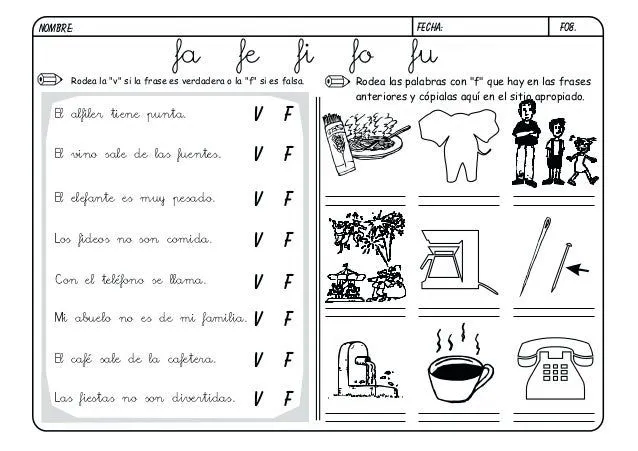 Dibujos con fa fe fi fo fu - Imagui