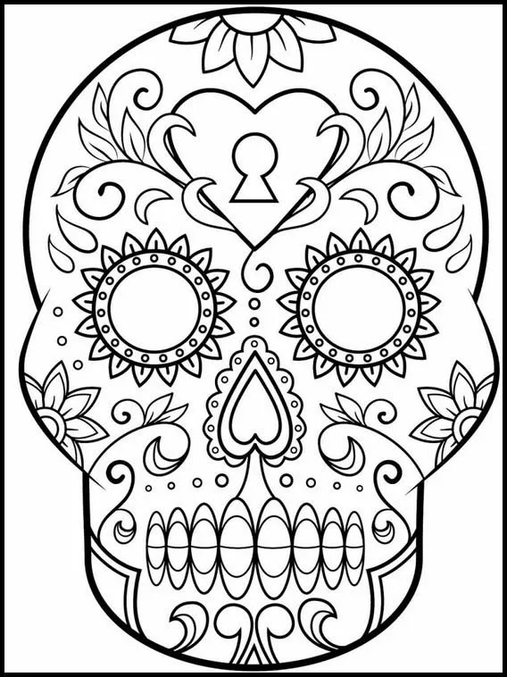 Dibujos Faciles Catrinas 5