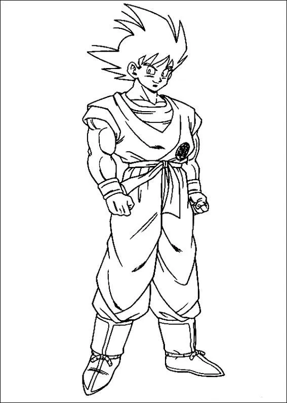 Dibujos Faciles para Pintar Dragon Ball Z 48