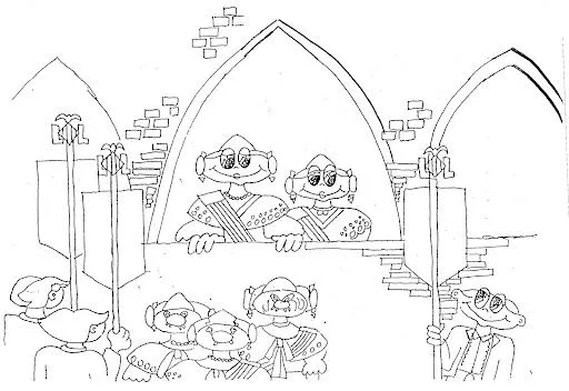 DIBUJOS DE LAS FALLAS DE VALENCIA PARA PINTAR