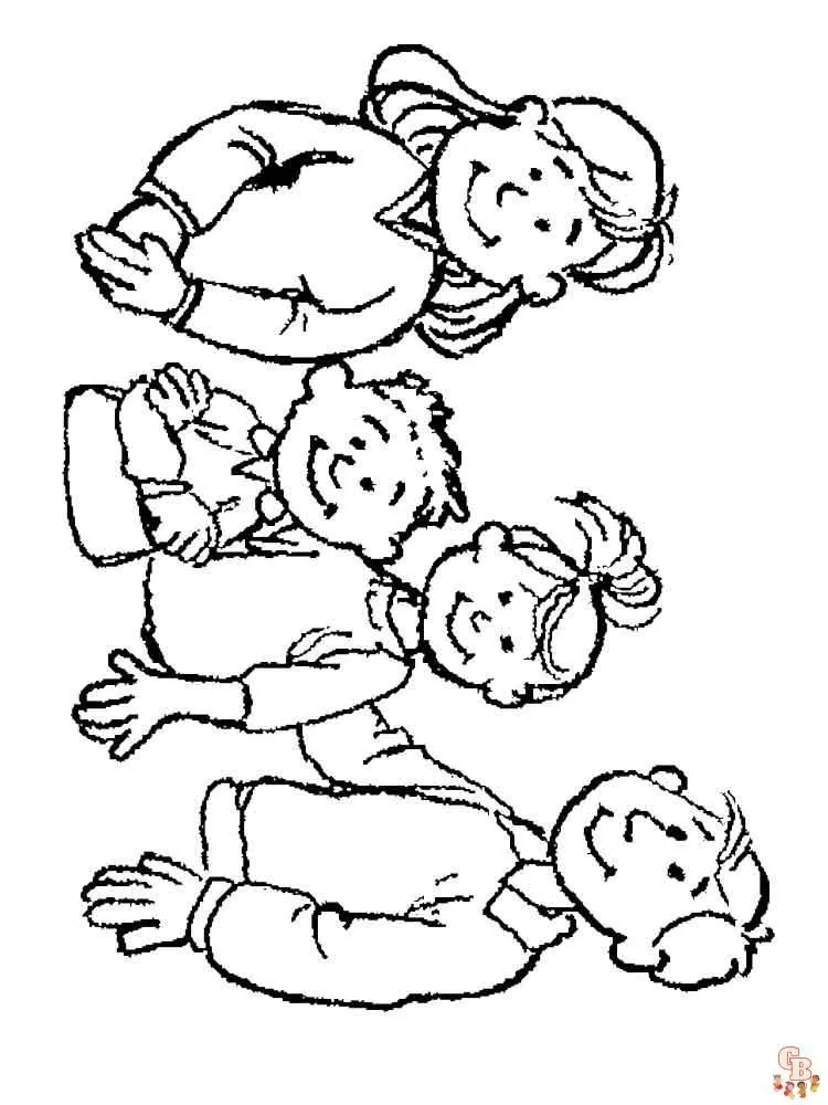 Dibujos familia para colorear para niños - GBcolorear Dibujos familia para colorear para niños - GBcolorear