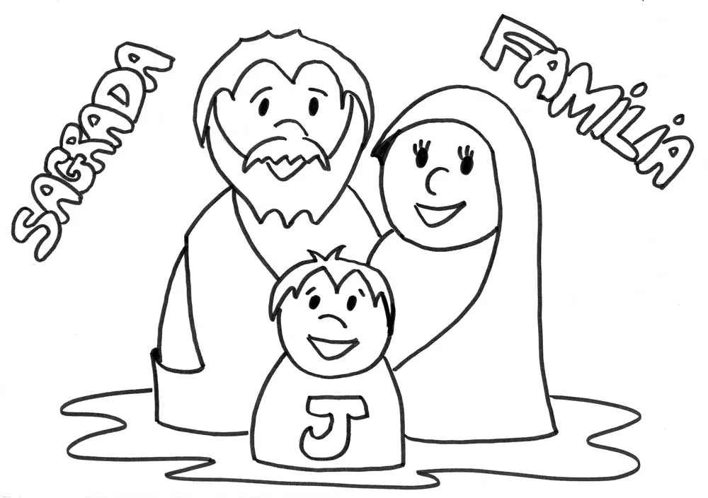 Imagenes de la Sagrada Familia para colorear - Imagui Imagenes de la Sagrada Familia para colorear - Imagui