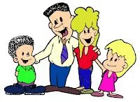 Dibujos de familia feliz - Imagui