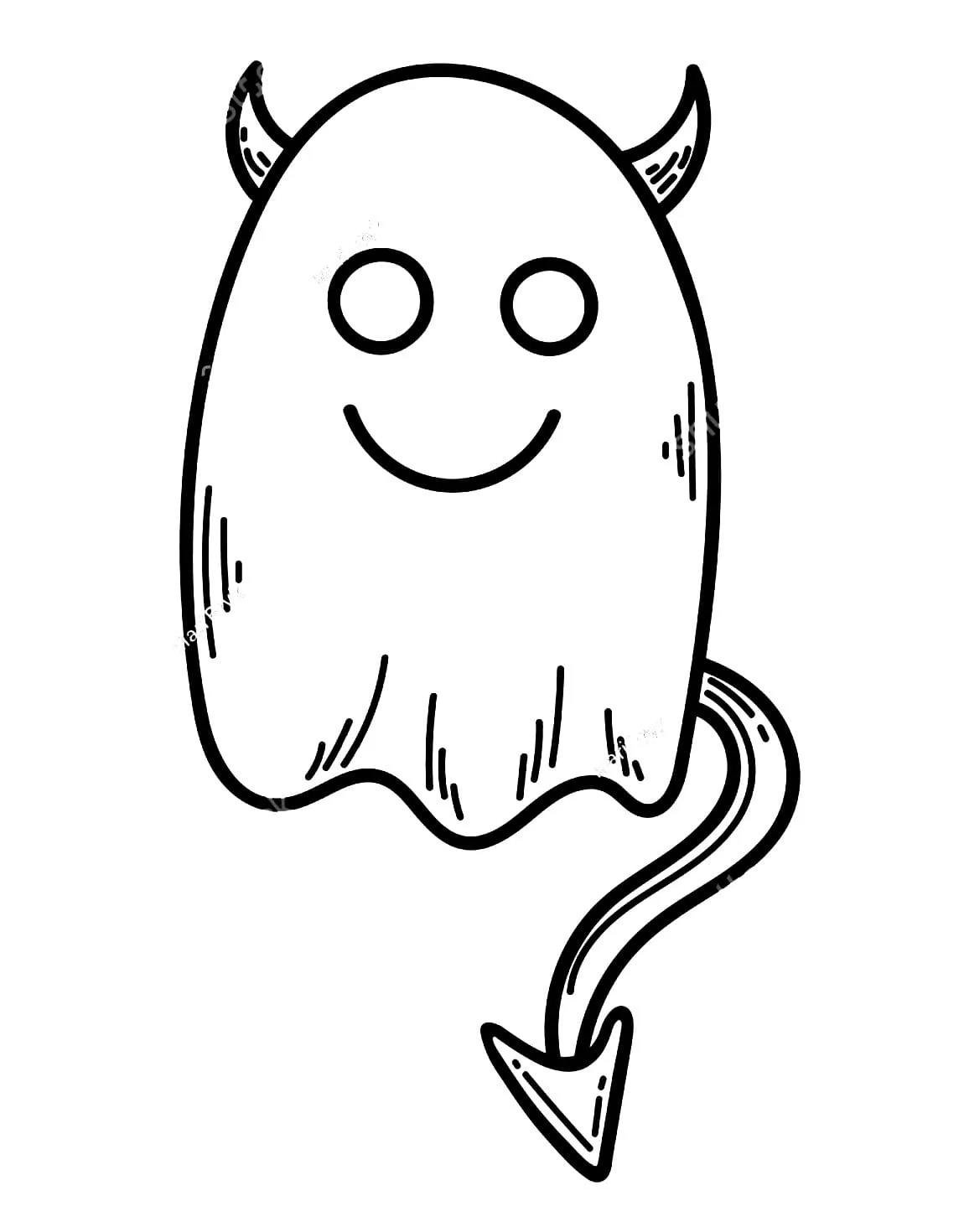 Dibujos de Fantasmas para colorear | Imprimir en formato A4 Dibujos de Fantasmas para colorear | Imprimir en formato A4
