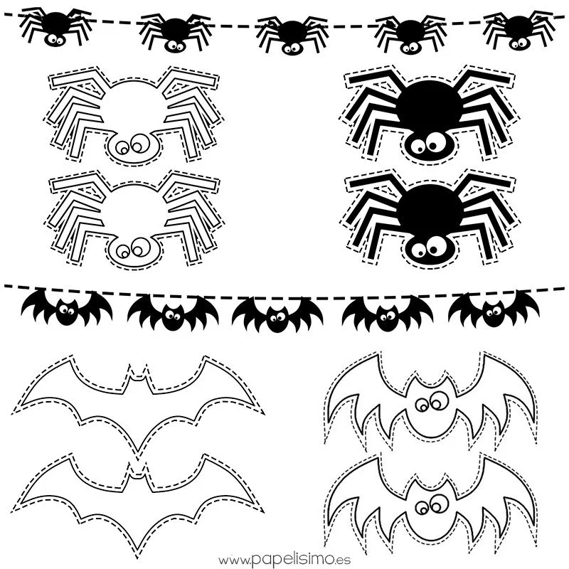 Dibujos de fantasmas Halloween para imprimir | Papelisimo Dibujos de fantasmas Halloween para imprimir | Papelisimo