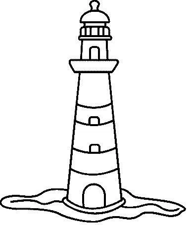 DIBUJOS DE FAROS PARA COLOREAR