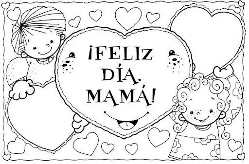 DIBUJOS DE FELIZ DIA MAMA