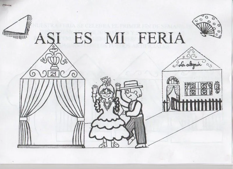Dibujos de la feria para colorear - Imagui
