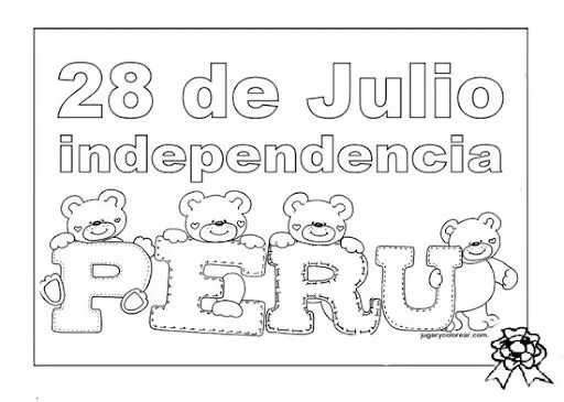 Dibujos de fiestas patrias peruanas para colorear | Dibujos para Niños Dibujos de fiestas patrias peruanas para colorear | Dibujos para Niños