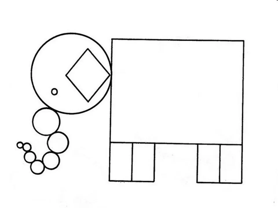 Dibujos con Figuras Geométricas | técnicas para clases de plástica