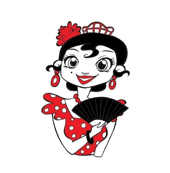 Dibujos de flamenca - Imagui