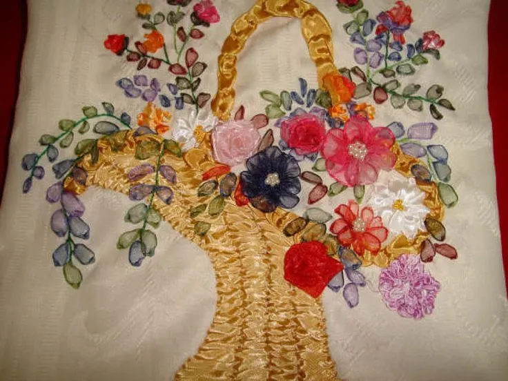 dibujos de flores para bordar con cintas - Buscar con Google ... dibujos de flores para bordar con cintas - Buscar con Google ...