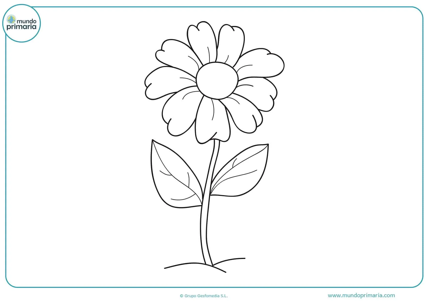Dibujos de Flores para Colorear 【Bonitas y Fáciles de Pintar】 Dibujos de Flores para Colorear 【Bonitas y Fáciles de Pintar】