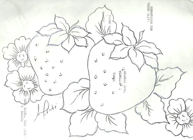 dibujos de flores y frutas para pintar en tela - Buscar con Google ... dibujos de flores y frutas para pintar en tela - Buscar con Google ...