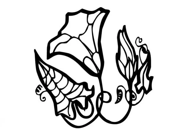 Dibujos de FLORES para pintar, un clavel para imprimir