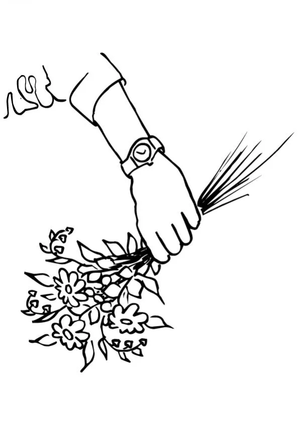 Dibujos de FLORES para pintar, Flor N°10 para imprimir Dibujos de FLORES para pintar, Flor N°10 para imprimir
