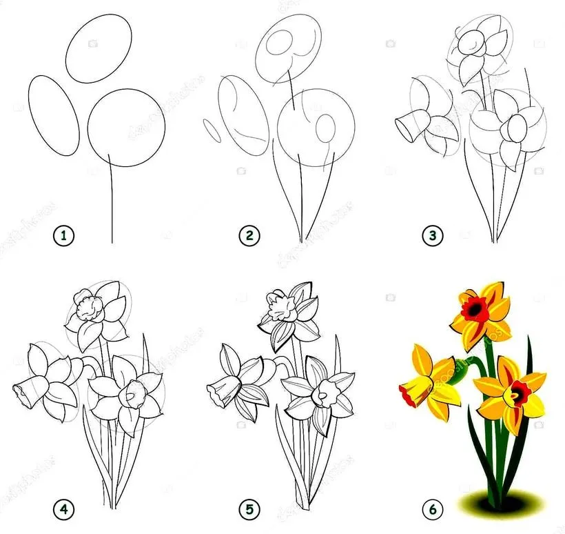 ▷ Dibujos de Flores y Rosas Fáciles ✓ Paso a Paso ▷ Dibujos de Flores y Rosas Fáciles ✓ Paso a Paso