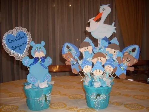 Recuerditos en foami para babyshower - Imagui