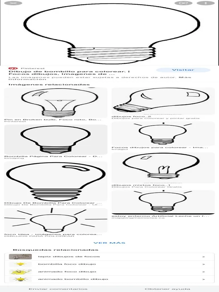 Dibujos de Focos - Búsqueda de Google | PDF Dibujos de Focos - Búsqueda de Google | PDF