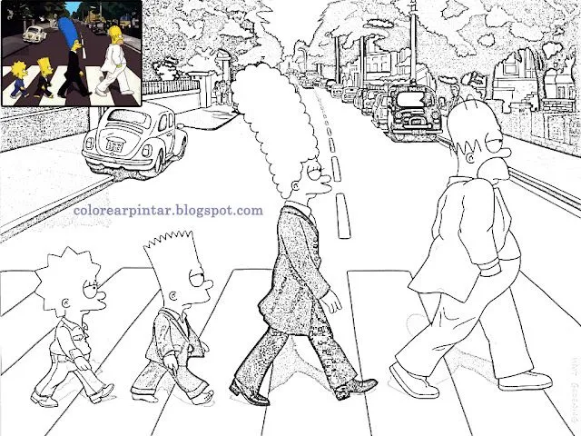 Dibujos - Fondos de escritorio - Imagenes: Caratula de Beatles por ... Dibujos - Fondos de escritorio - Imagenes: Caratula de Beatles por ...