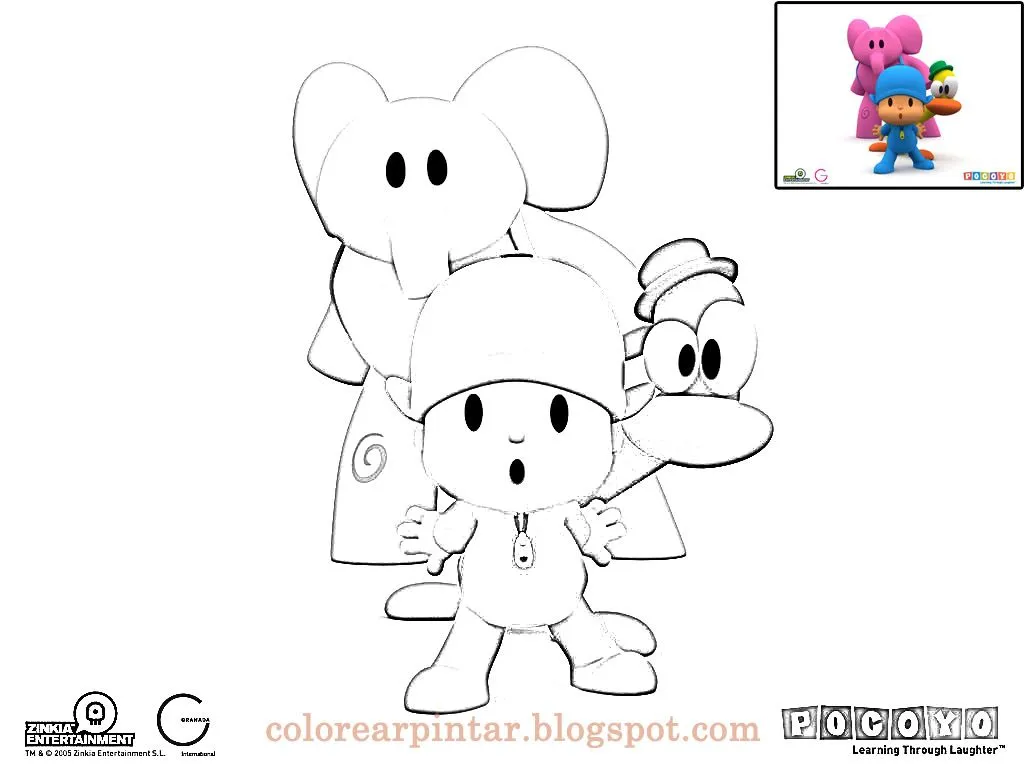 Dibujos - Fondos de escritorio - Imagenes: Pocoyo Sorprendido Dibujos - Fondos de escritorio - Imagenes: Pocoyo Sorprendido