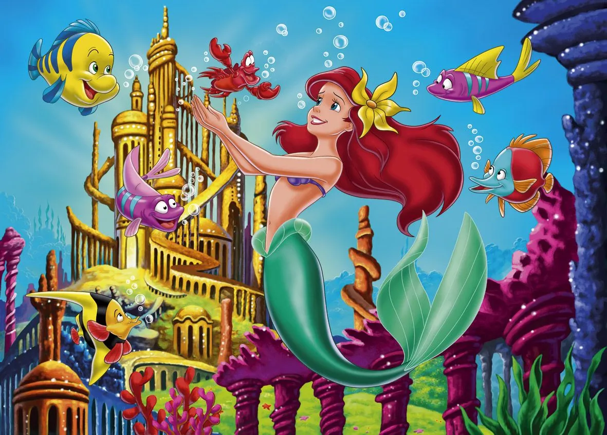 Dibujos - Fondos de escritorio - Imagenes: Ariel y su Castillo ... Dibujos - Fondos de escritorio - Imagenes: Ariel y su Castillo ...