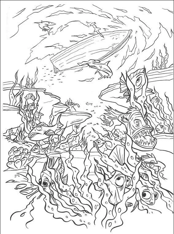 El fondo del mar para colorear - Imagui