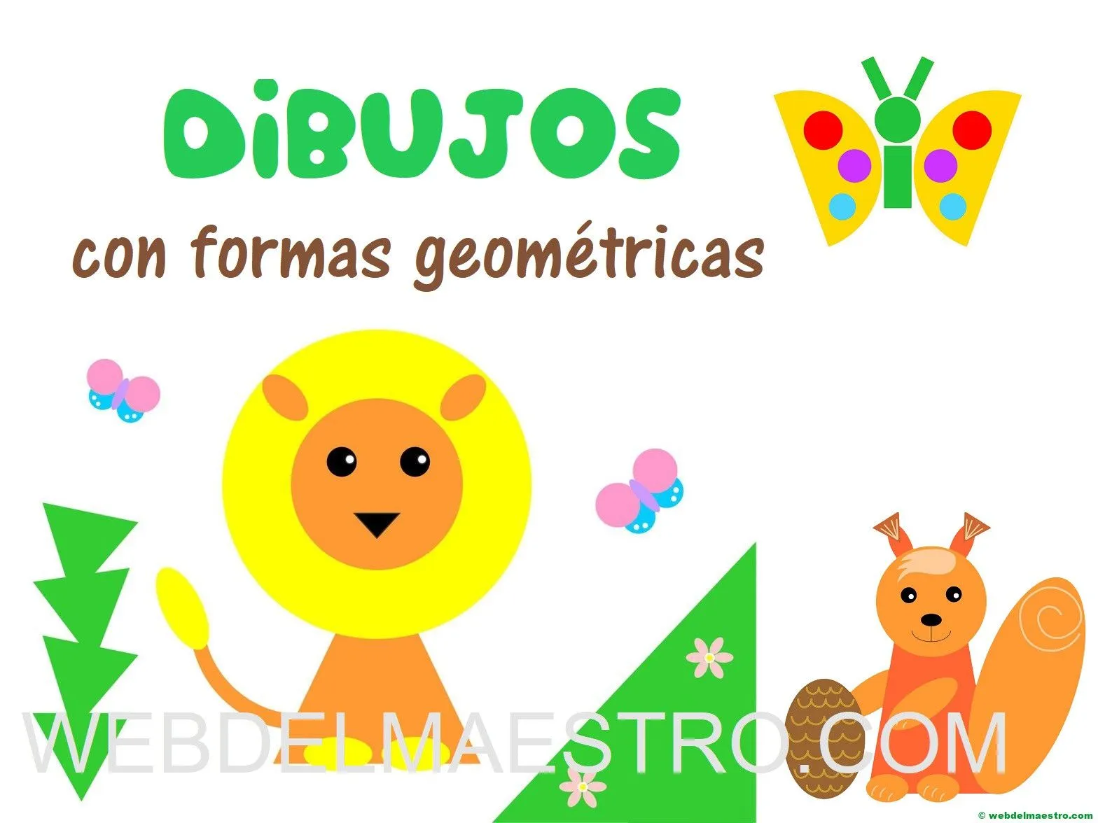 Dibujos con formas geométricas - Web del maestro