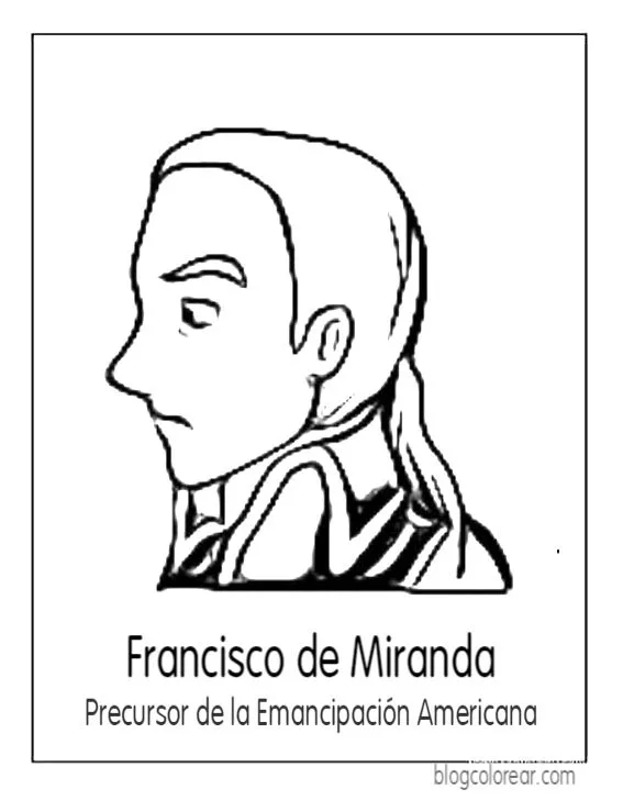 Dibujos de Francisco de Miranda colorear - Colorear dibujos infantiles Dibujos de Francisco de Miranda colorear - Colorear dibujos infantiles