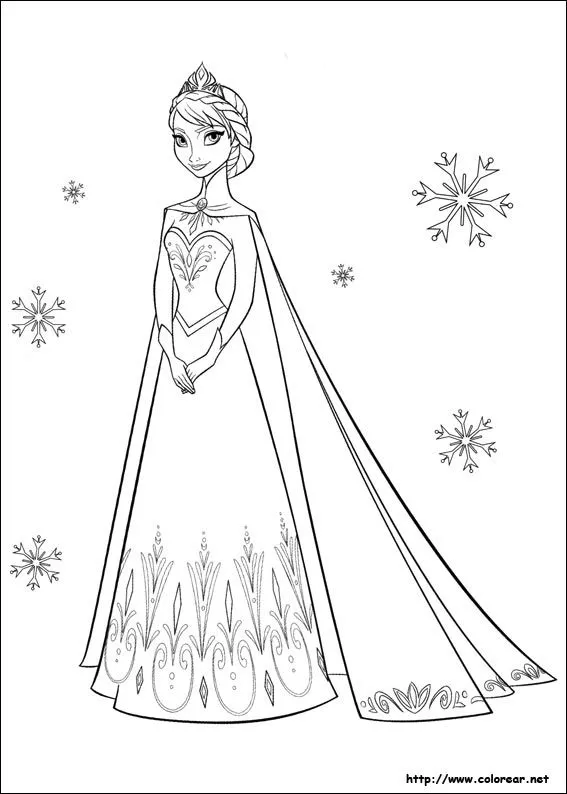 Dibujos de Frozen para Colorear ~ Vida Blogger