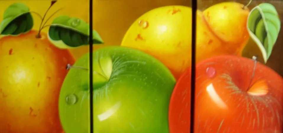 Dibujos de frutas bidimensionales - Imagui