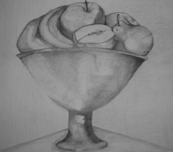 Mariana Laura Larosa. Obra: Serie lápiz: 3, frutas