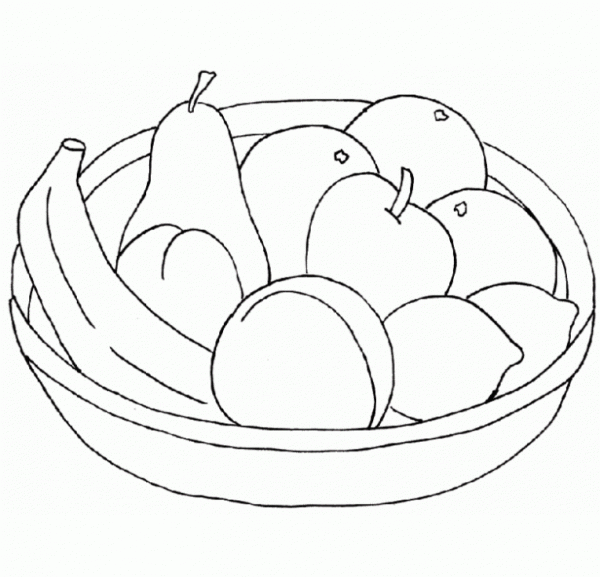 Dibujos de Frutas para colorear, descargar e imprimir | Colorear imágenes Dibujos de Frutas para colorear, descargar e imprimir | Colorear imágenes