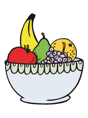 Dibujos de Frutas para colorear y pintar - TodoPapás Dibujos de Frutas para colorear y pintar - TodoPapás