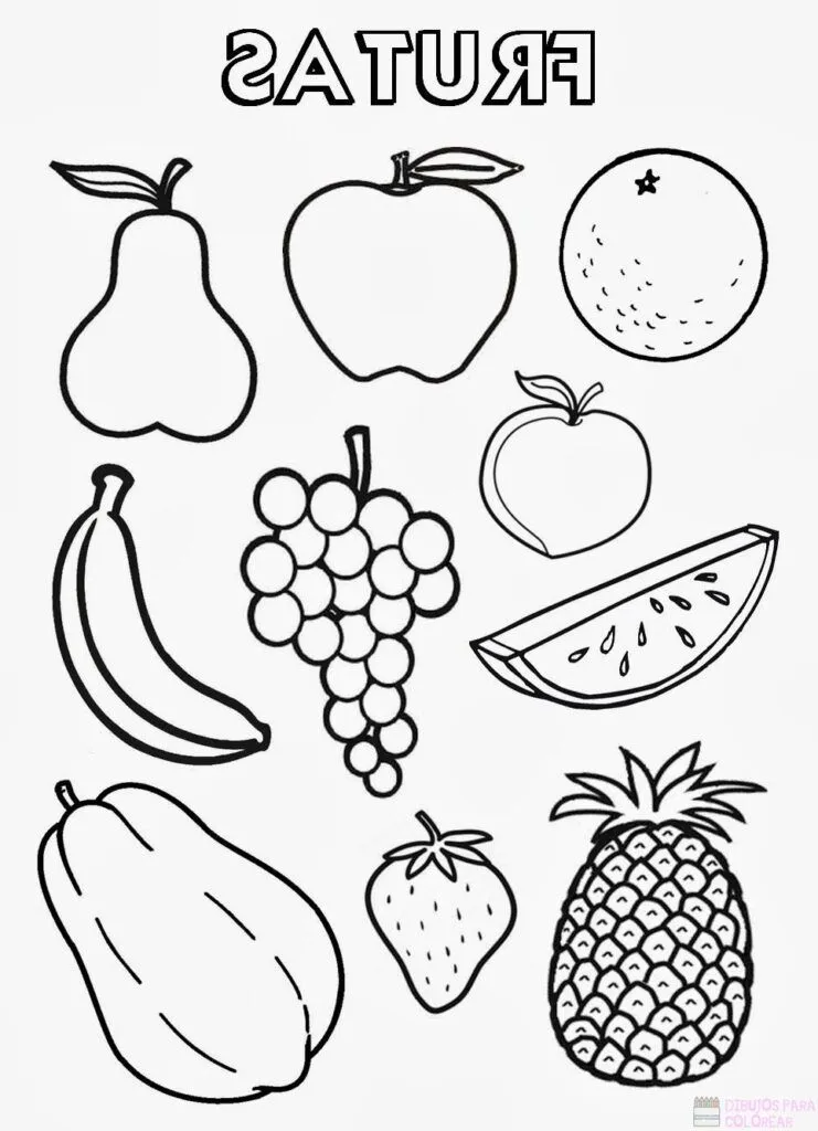 ᐈ Dibujos de Frutas【TOP 30】Un delicioso boceto – Dibujos para Colorear ᐈ Dibujos de Frutas【TOP 30】Un delicioso boceto – Dibujos para Colorear